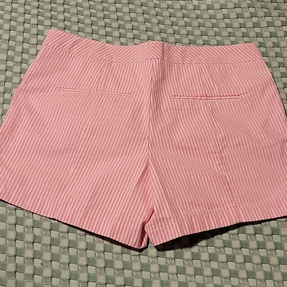 Lilly Pulitzer Pink Shorts Seersucker Cotton - Picture 3 of 5